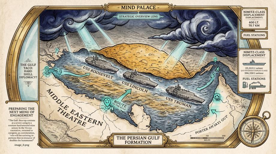 Three carriers in the Gulf